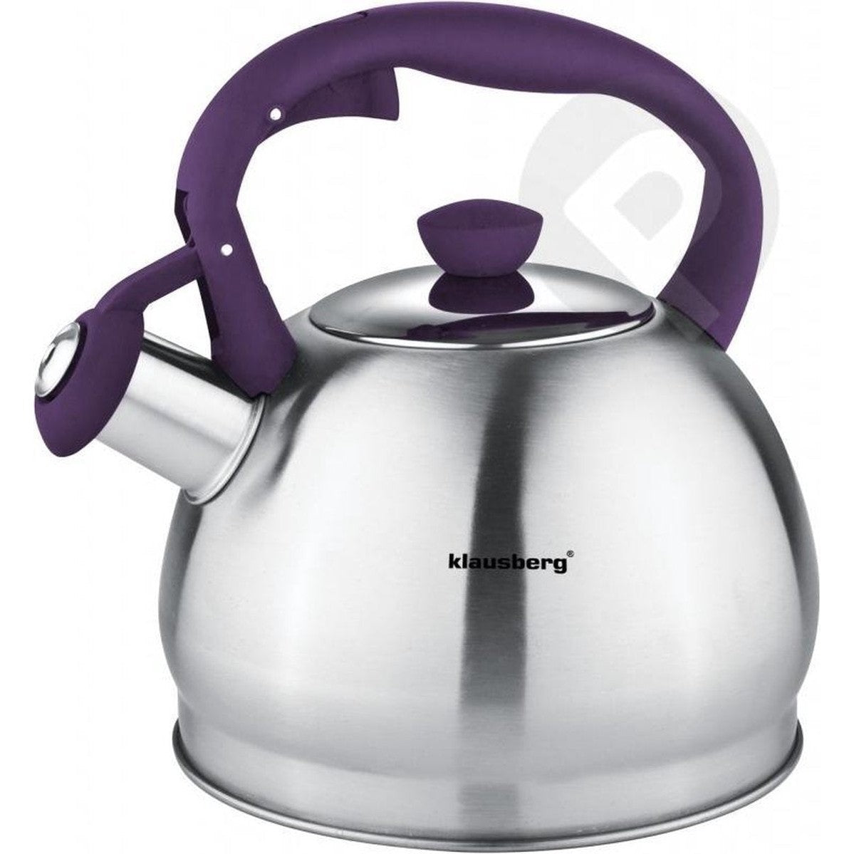 Klausberg fluitketel 1,8 L met paars handvat