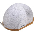 Klausberg 7094 broodtrommel van acryl en bamboe, marmerlook