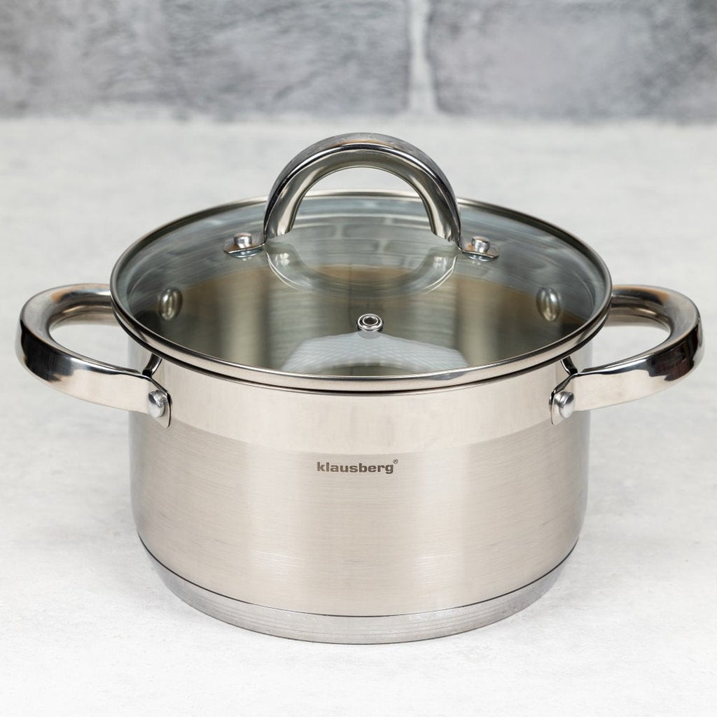 Klausberg 7121 kookpan met deksel, 1 L, 14 cm (3)