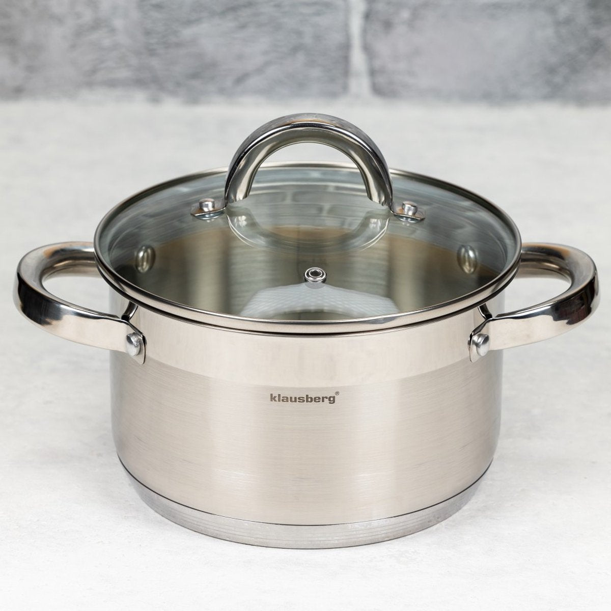 Klausberg 7121 kookpan met deksel, 1 L, 14 cm (3)