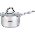 Klausberg 7134 steelpan met deksel, 18 cm, 2,1 L
