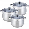 Klausberg 7177 pannenset 3-delig, 7, 8,6 en 10,7 L