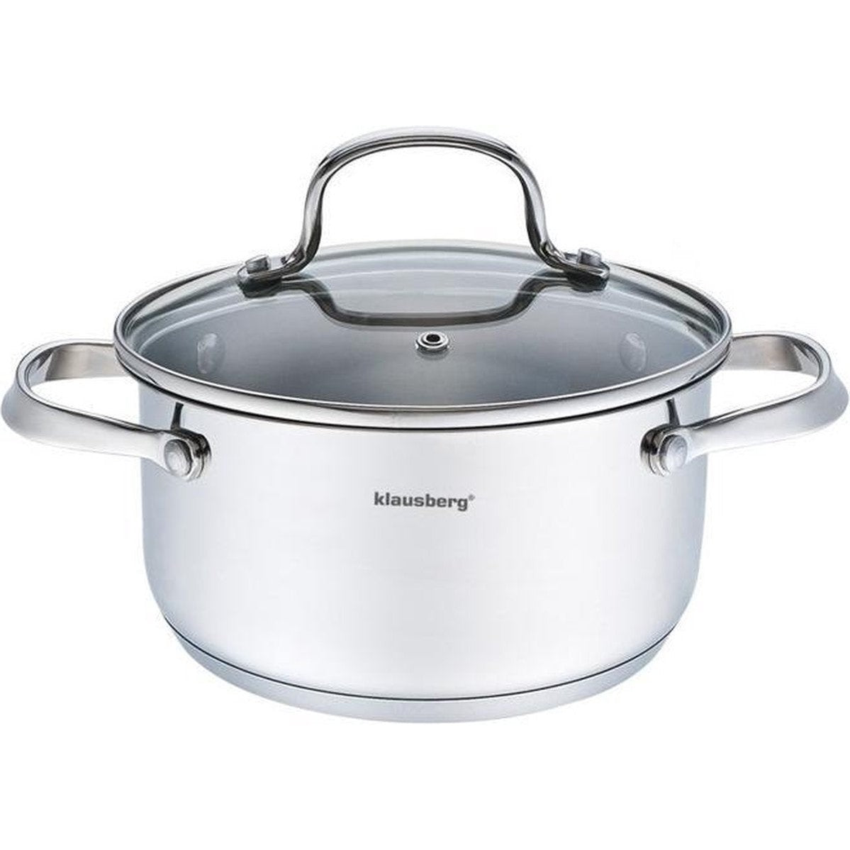 Klausberg 7214 kookpan met deksel 5,8 L, Ø 24 cm