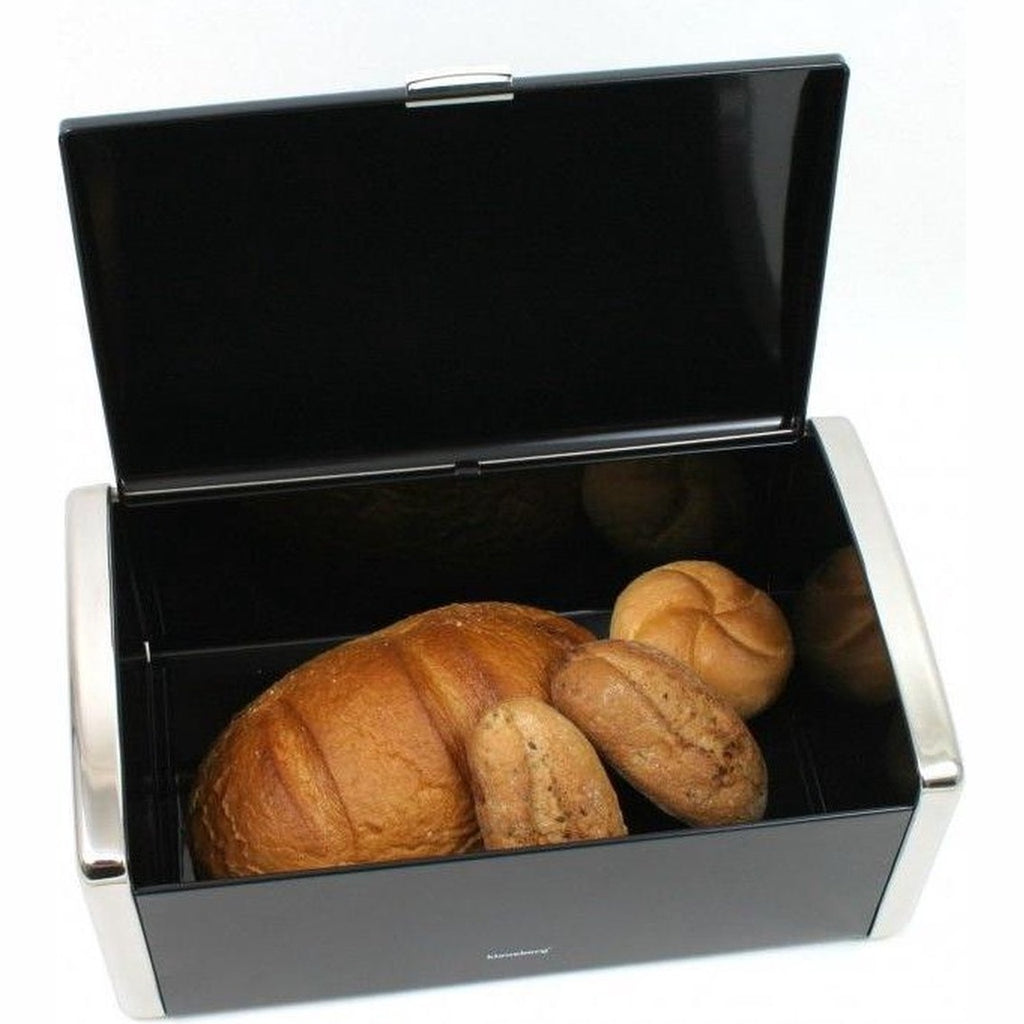 Klausberg 7272 vierkante broodtrommel, zwart, 39,5 x 21,5 x 17 cm (2)