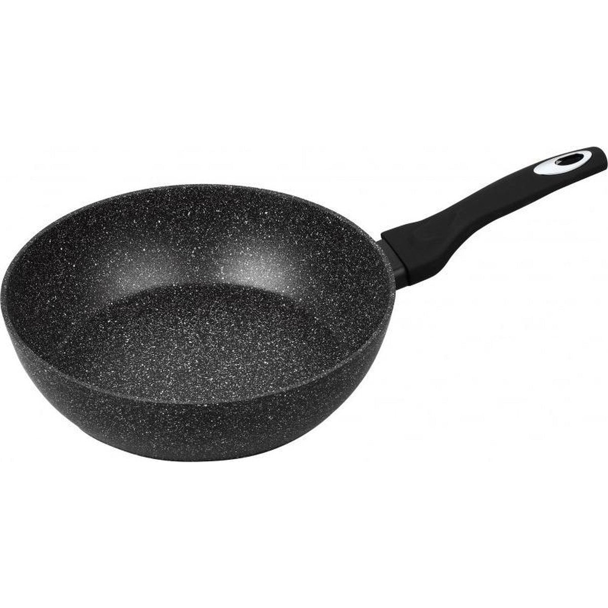 Klausberg 7294- Wokpan - Ø28 cm - Marmer/Keramische coating - Alle warmtebronnen - Zwart