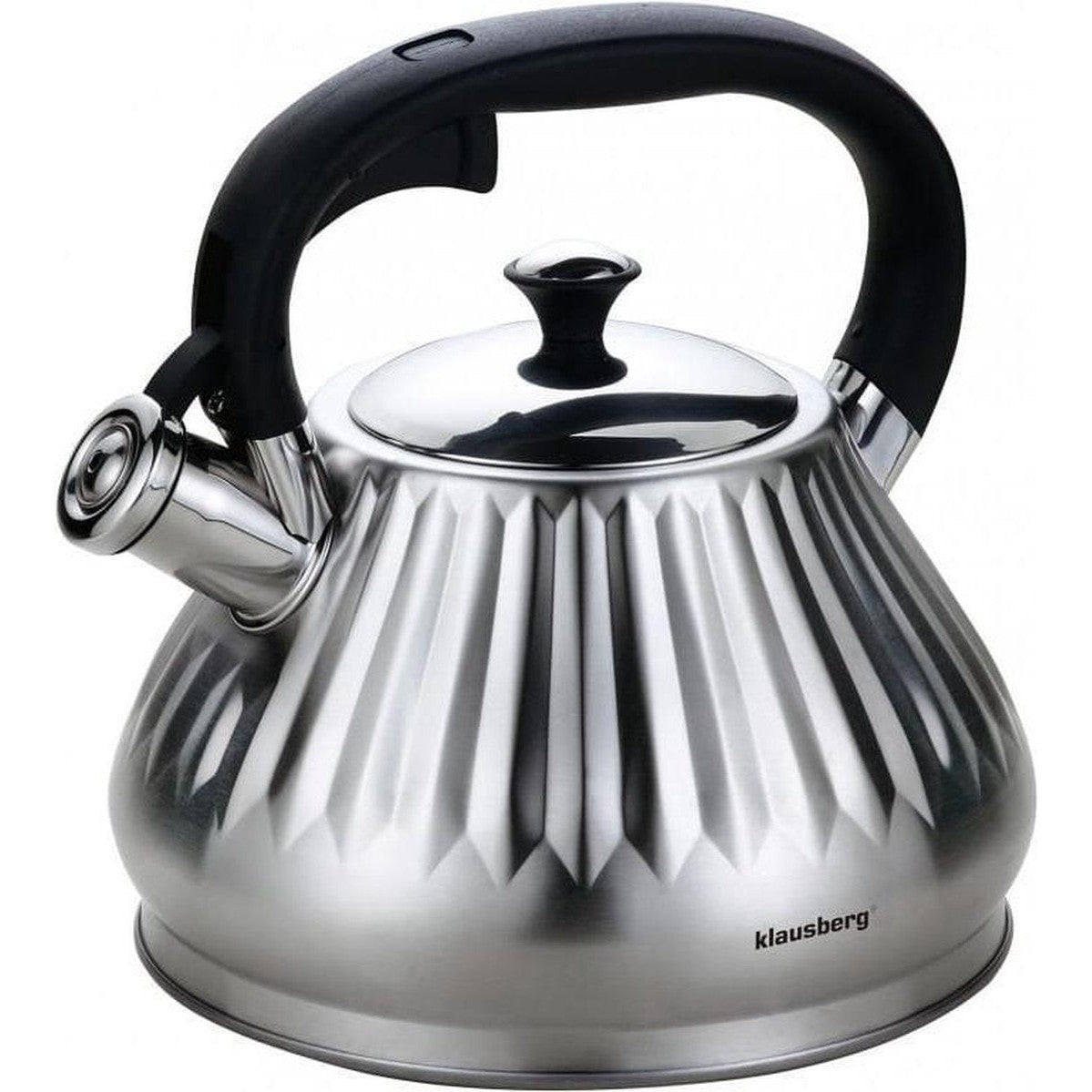 Klausberg fluitketel van rvs, 3,0 L