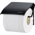 Klausberg toiletrolhouder, zwart, rvs