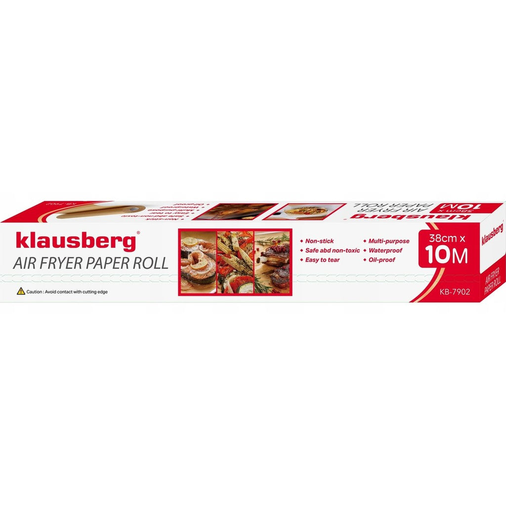 Klausberg airfryer bakpapier KB-7902, 10 m, 38 cm breed (2)