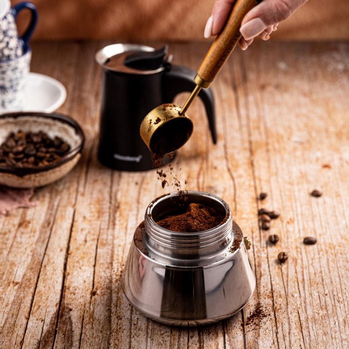 Klausberg espressomaker KB-7846, rvs, 9 kopjes, 450 ml (5)