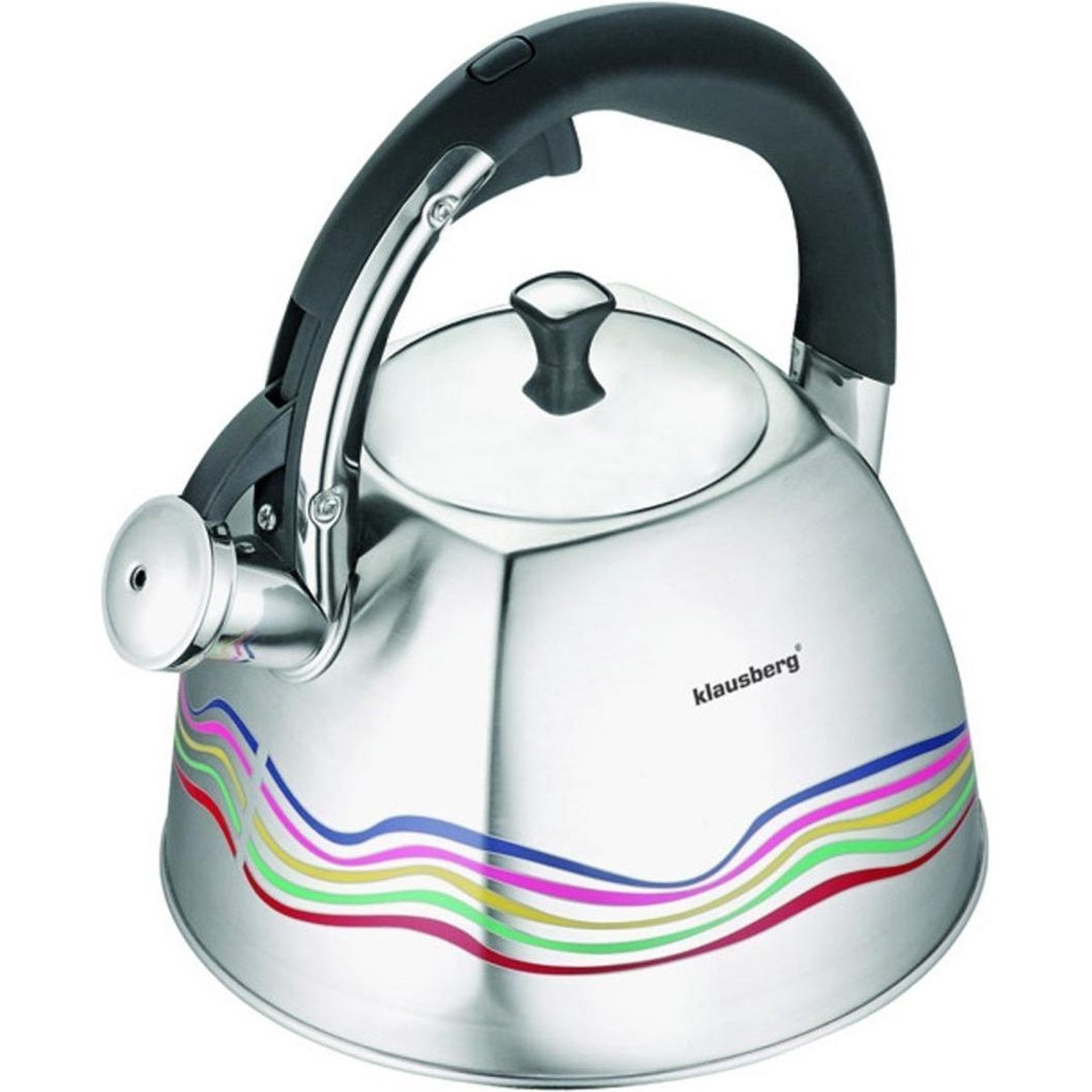 Klausberg KB-7099 fluitketel 3 L, rvs, alle warmtebronnen