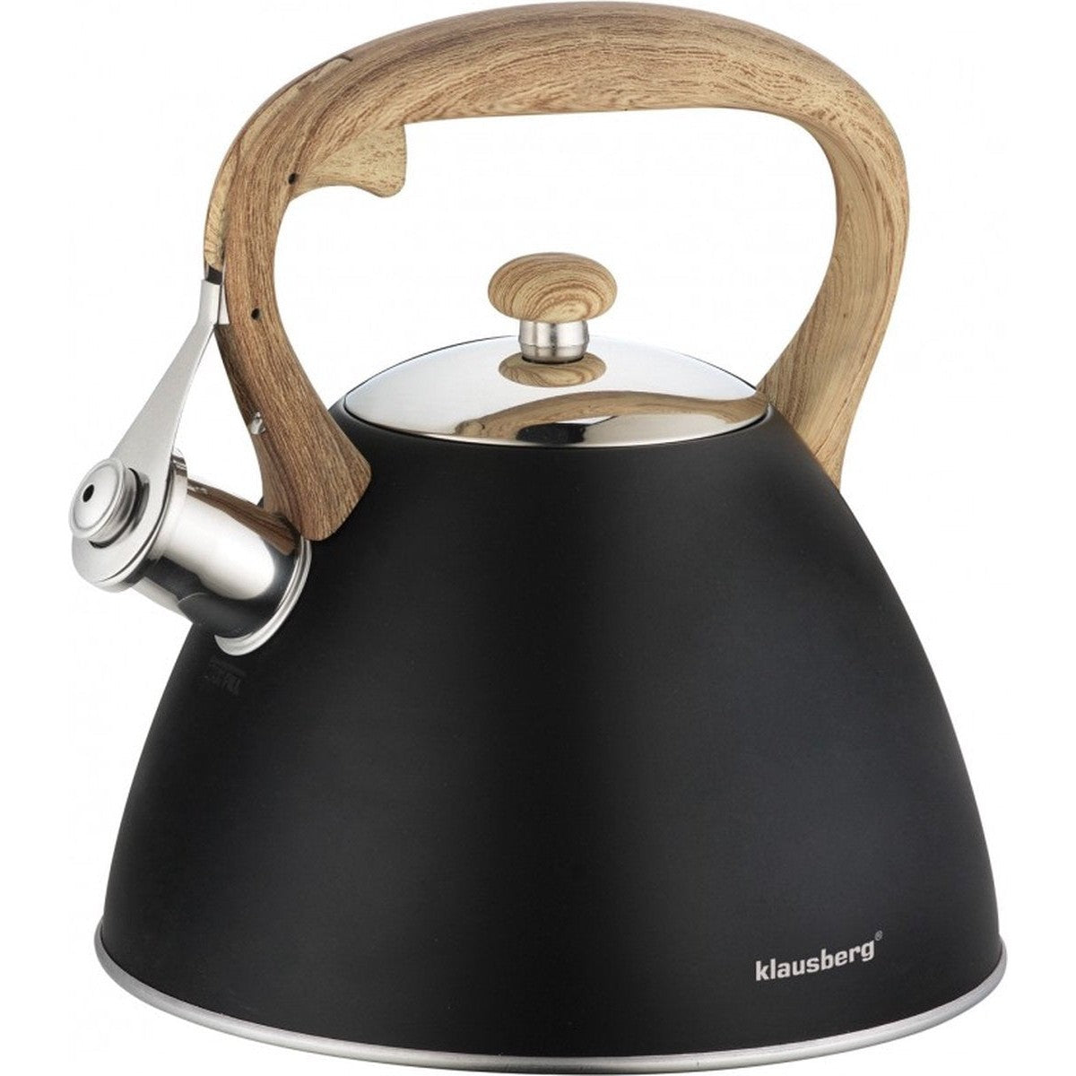 Klausberg KB-7262 fluitketel 3 L, rvs, alle warmtebronnen