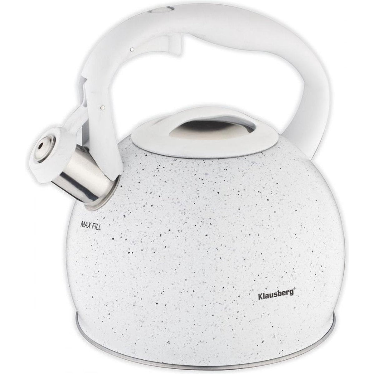 Klausberg KB-7319 fluitketel 2 L, rvs, alle warmtebronnen