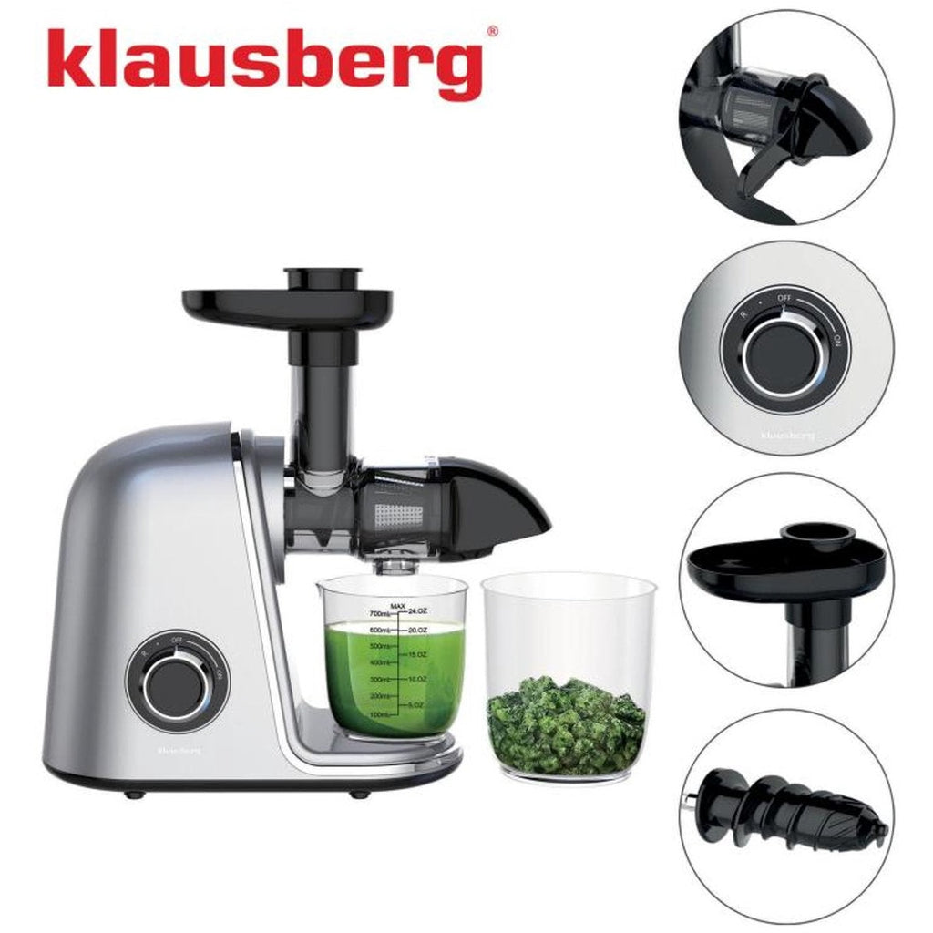 Klausberg KB-7868 slowjuicer 150 W, grijs (2)