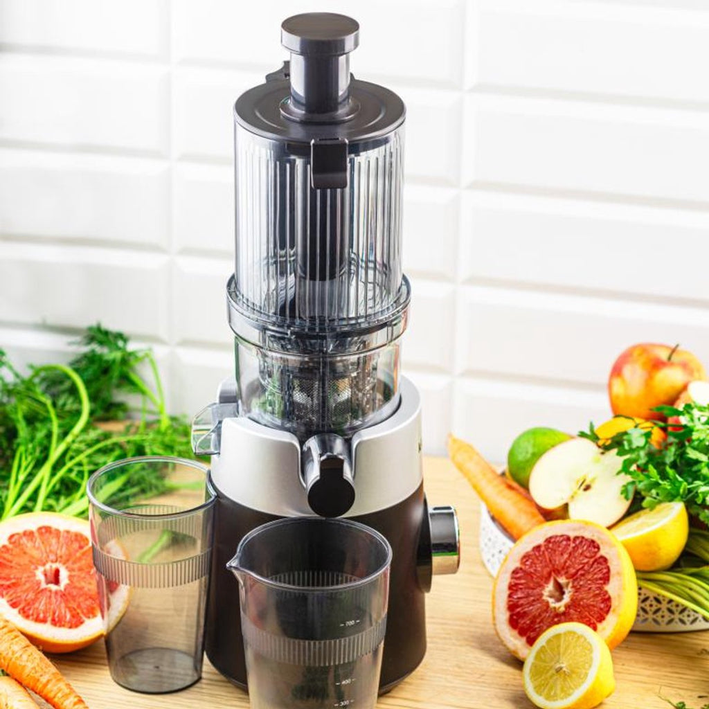 Klausberg KB-7871 verticale slowjuicer, zwart/zilver (9)