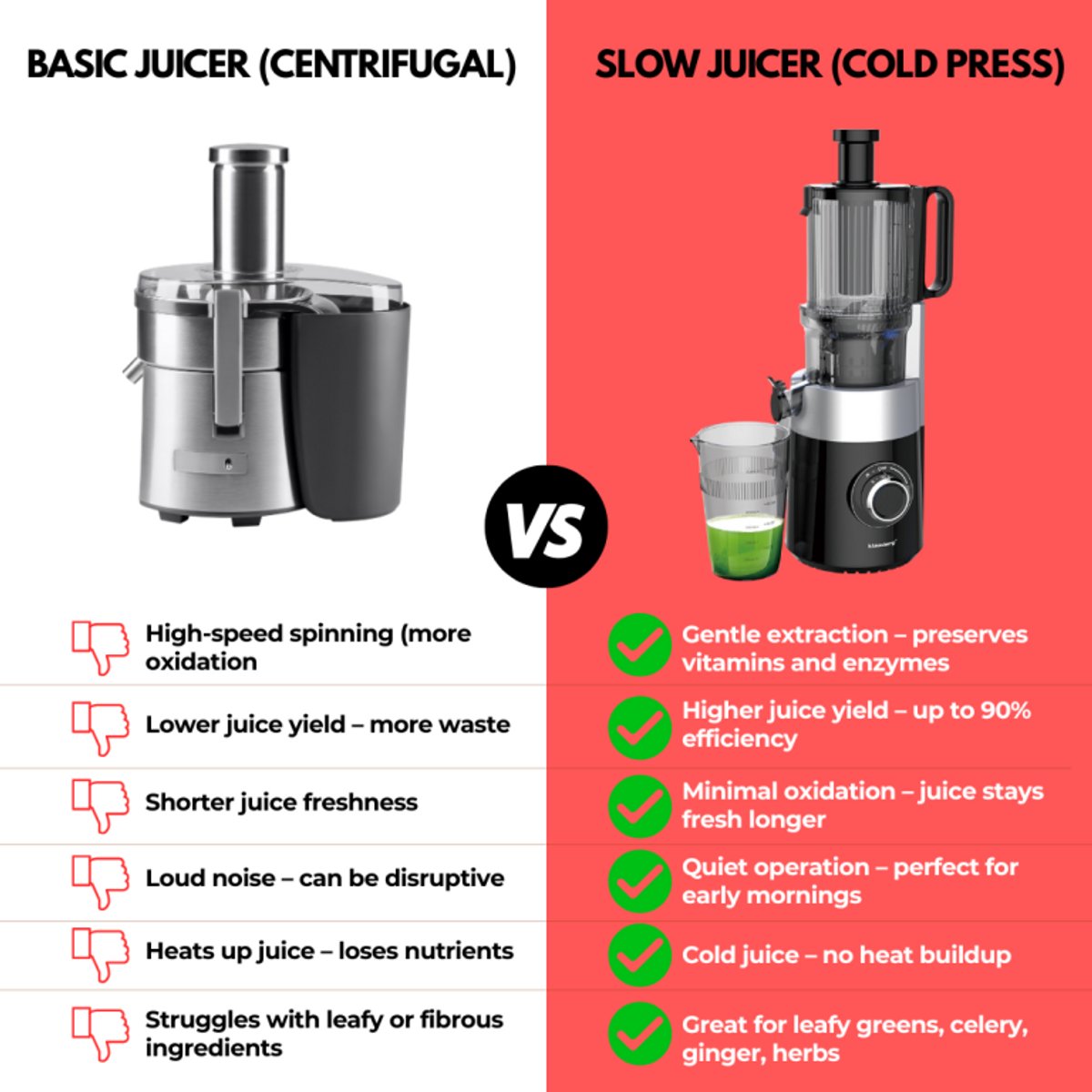 Klausberg KB-7871 verticale slowjuicer, zwart/zilver (2)