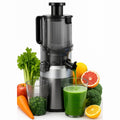 Klausberg KB-7881 slowjuicer met XXL-invoer 113 mm, RVS