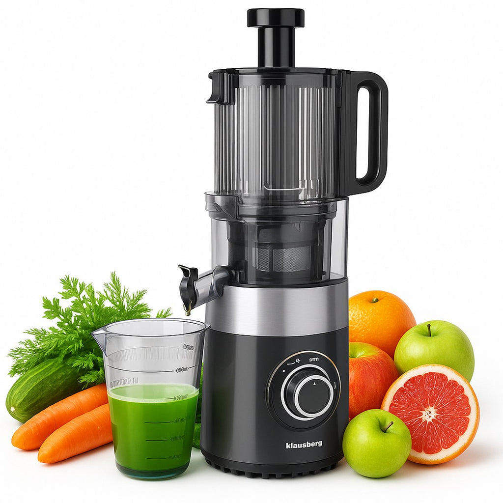 Klausberg KB-7881 slowjuicer met XXL-invoer 113 mm, RVS (8)