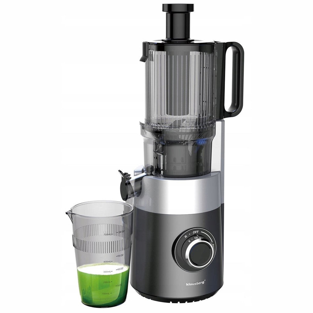 Klausberg KB-7881 slowjuicer met XXL-invoer 113 mm, RVS (5)