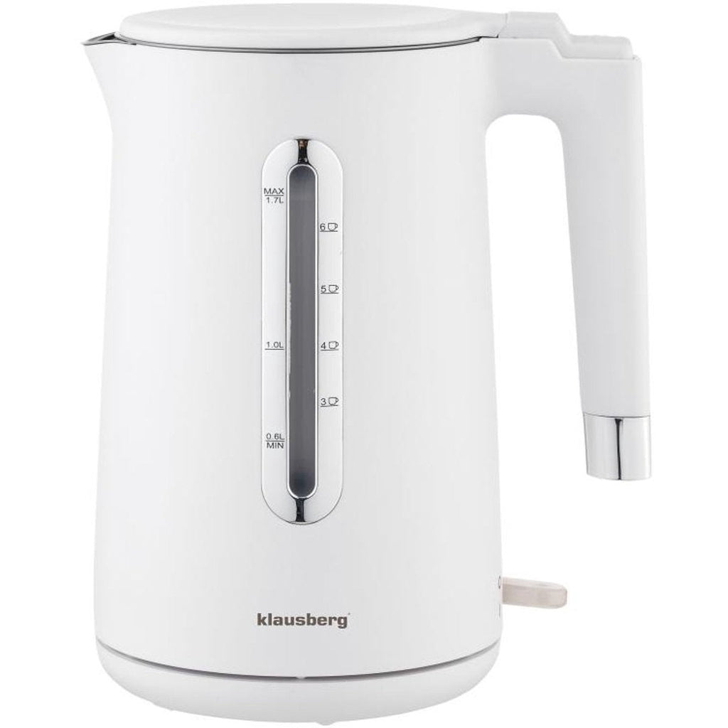 Klausberg KB-7890 waterkoker 1,7 L, wit, 2200 W