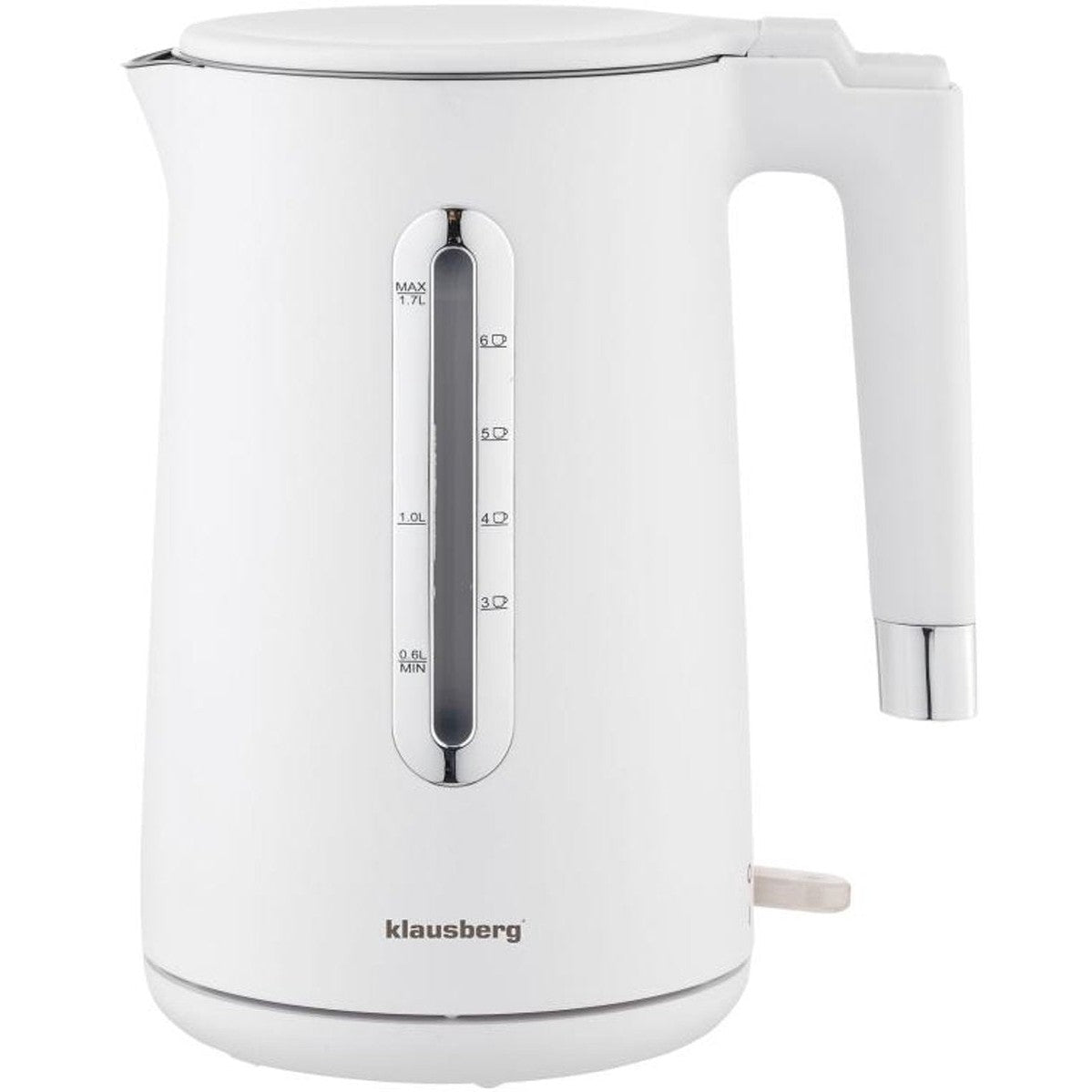 Klausberg KB-7890 waterkoker 1,7 L, wit, 2200 W