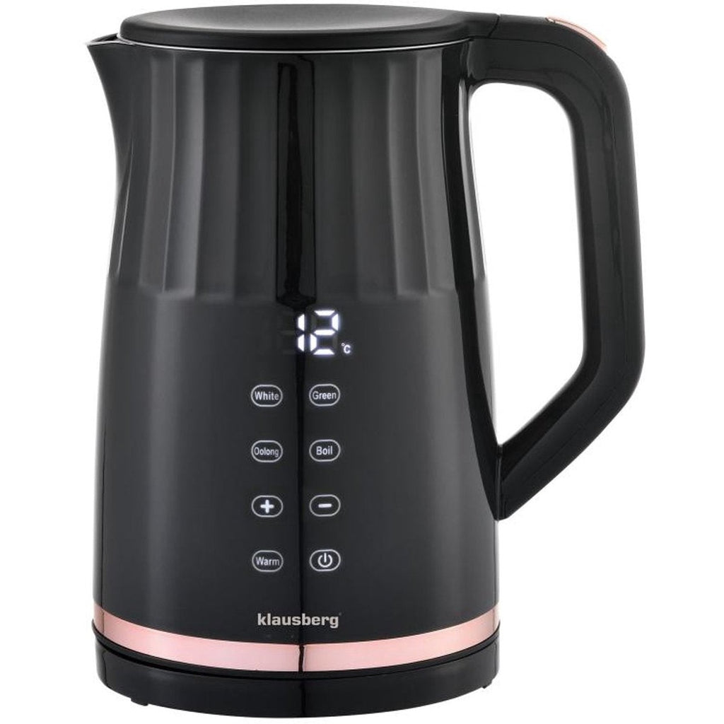 Klausberg KB-7896 waterkoker 1,7 L, led-display, 13 temperaturen