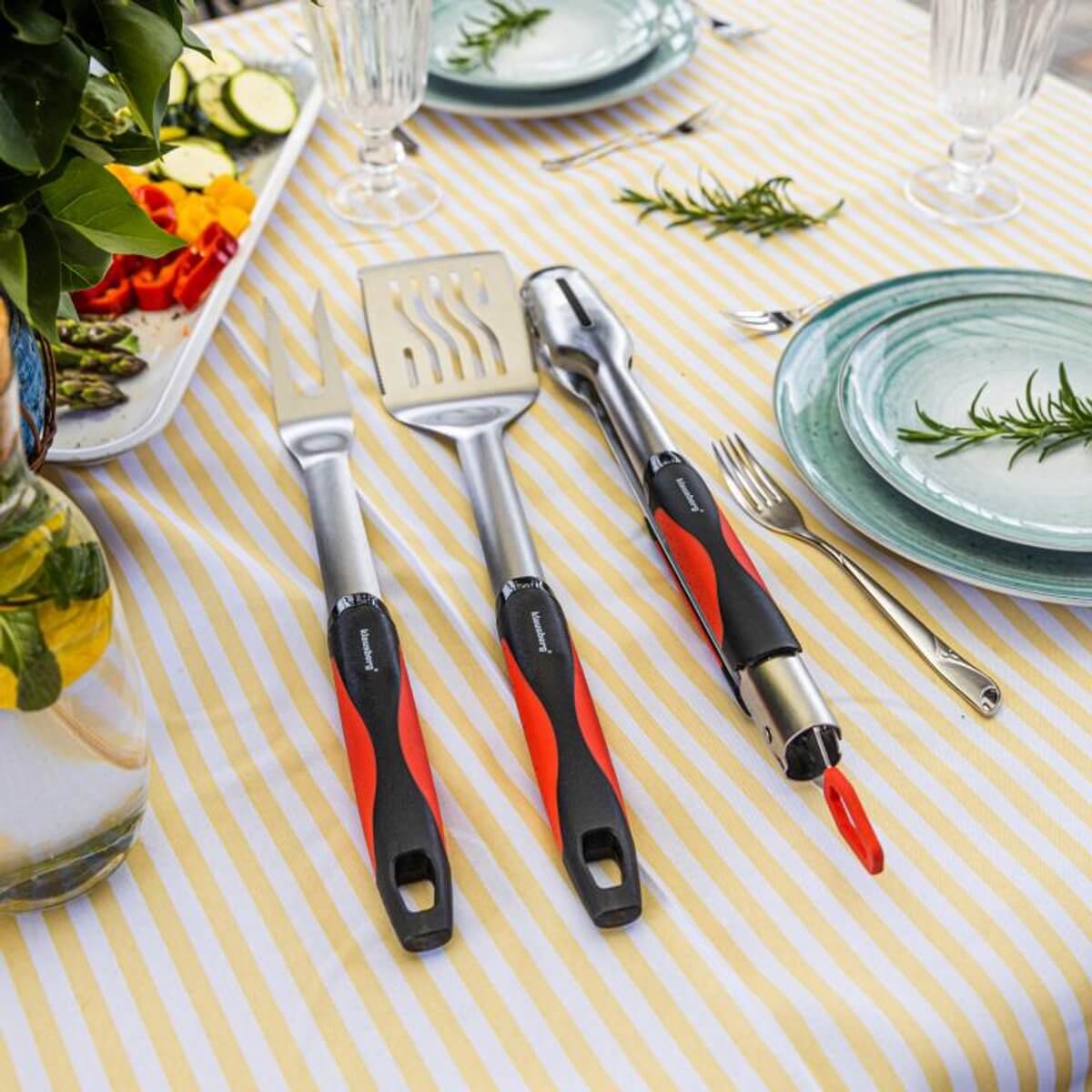 Klausberg barbecueset KB-7899, 3-delig, rvs (4)
