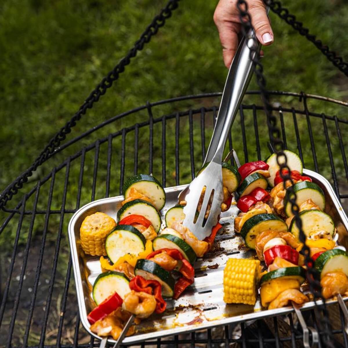 Klausberg barbecueset KB-7900, 3-delig, rvs, spatel, vork en tang (3)