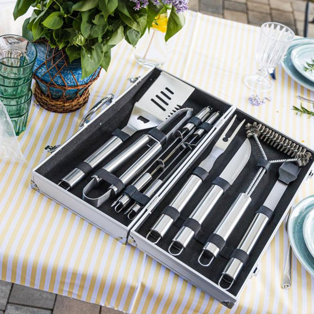 Klausberg barbecueset KB-7901, 10-delig in opbergcase, rvs (3)