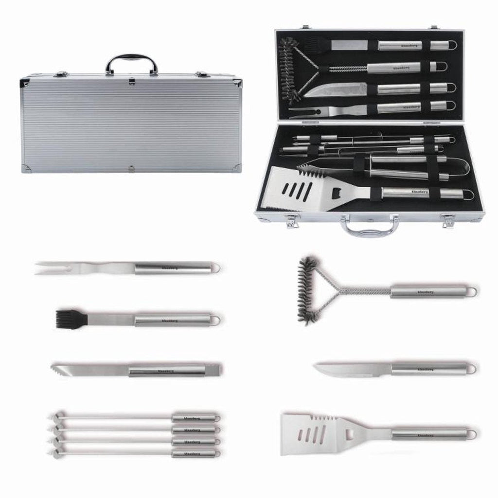 Klausberg barbecueset KB-7901, 10-delig in opbergcase, rvs (4)