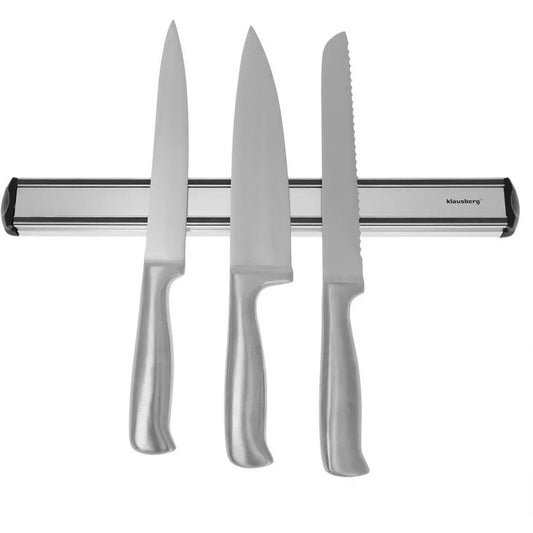 Klausberg KB7247 Magnetisch Messenrek - Ruimtebesparend Wandrek voor Messen en Metalen Keukengerei