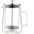 Klausberg koffie- en theezetter 0,6 L, dubbelwandig glas
