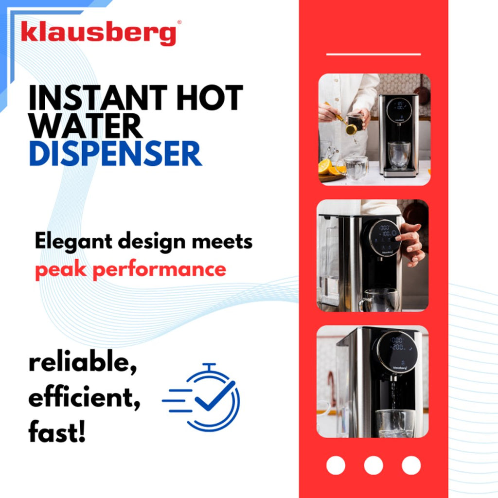 Klausberg KB7880 heetwaterdispenser 2,7 L, led-touchbediening (5)