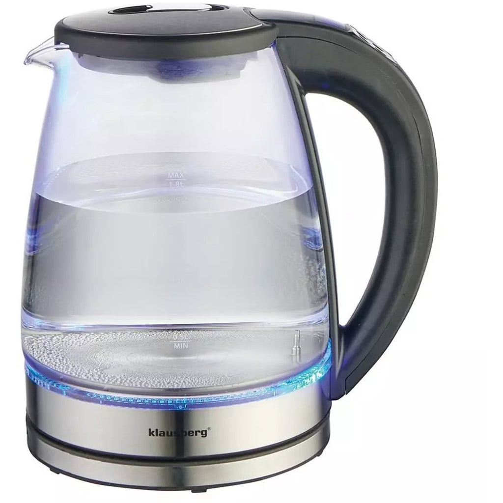 Klausberg KB7887 elektrische waterkoker 1,8 L, glas, RGB-led