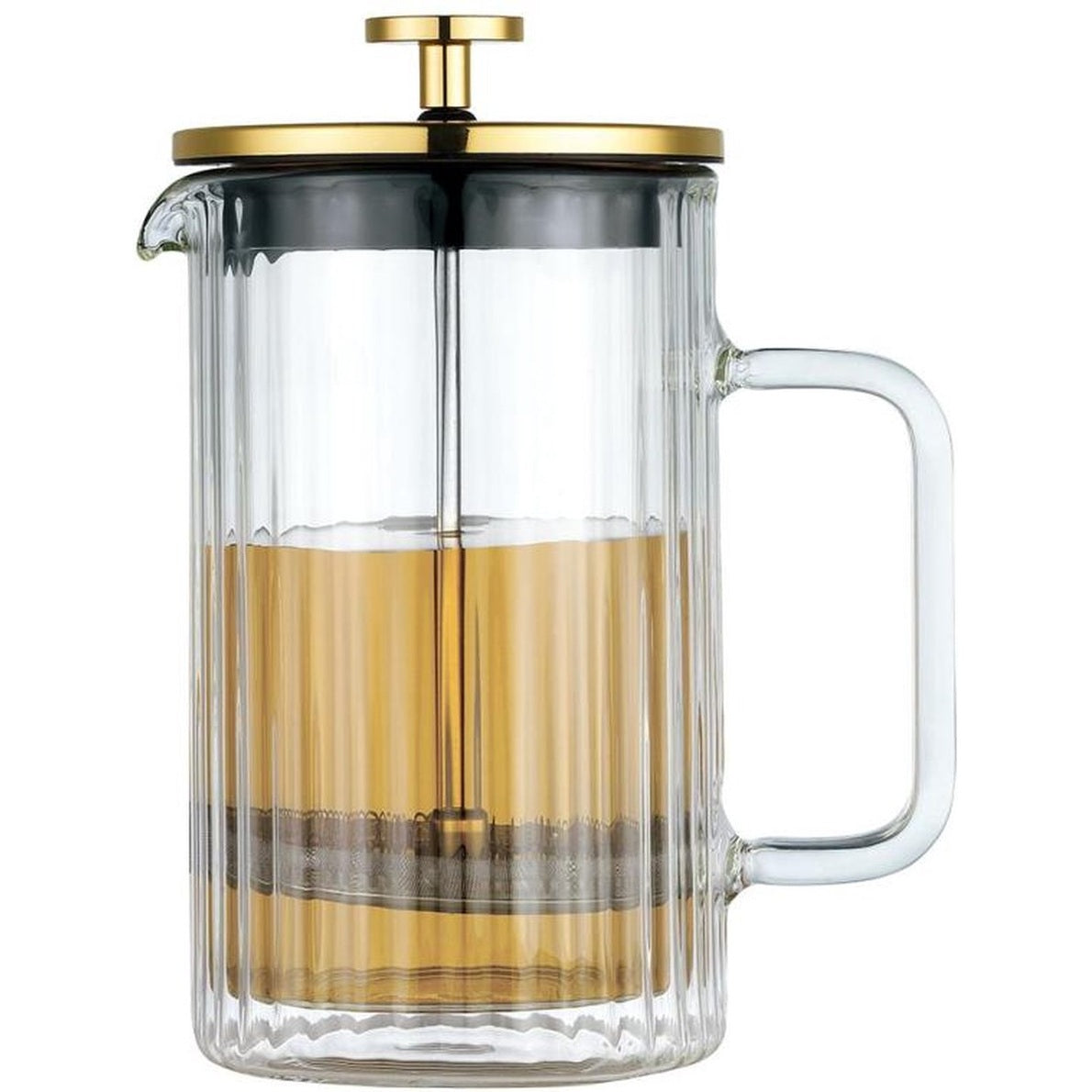Klausberg koffie- en theezetter van glas, 0,6 L