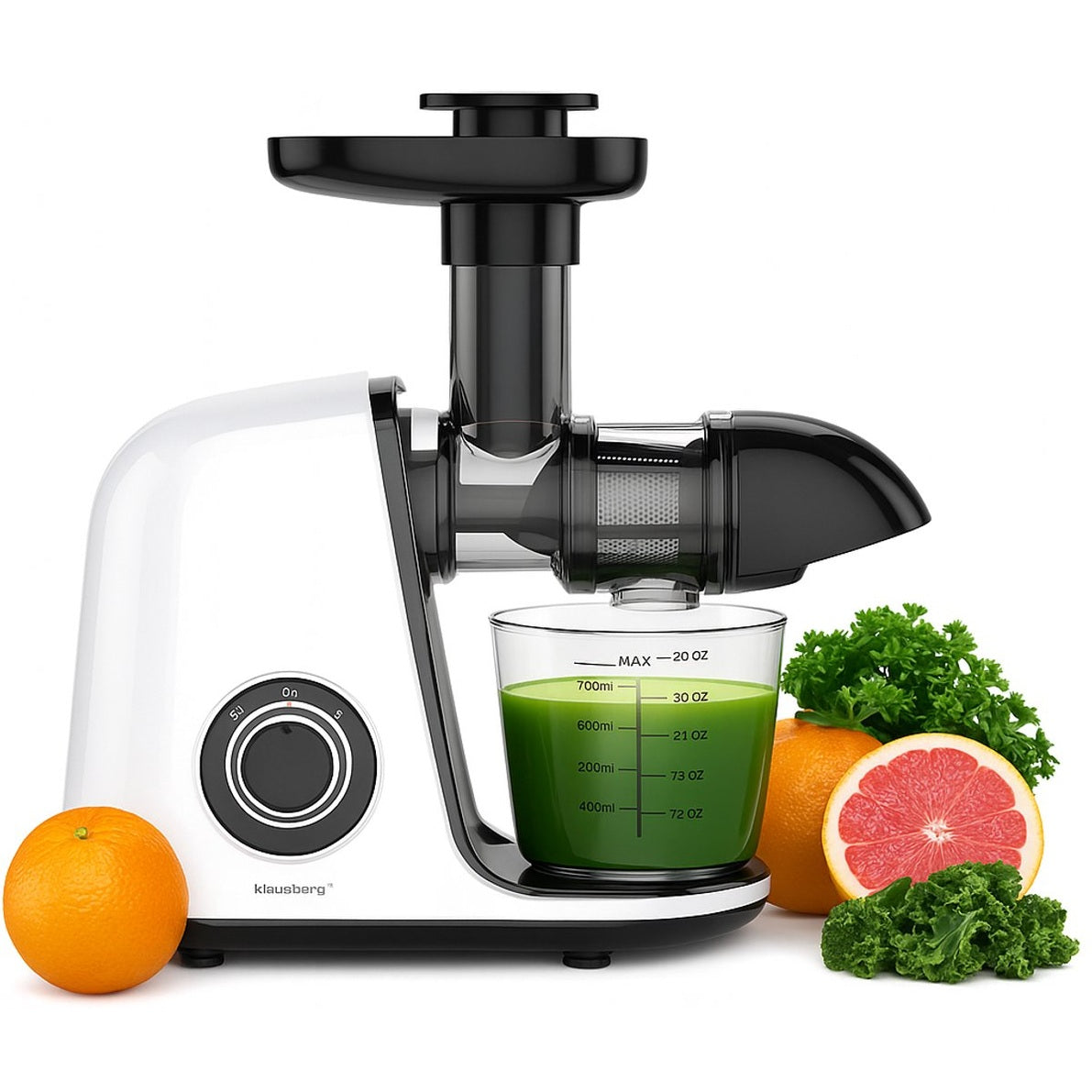 Klausberg KB-7869 slowjuicer 150 W, 700 ml, wit
