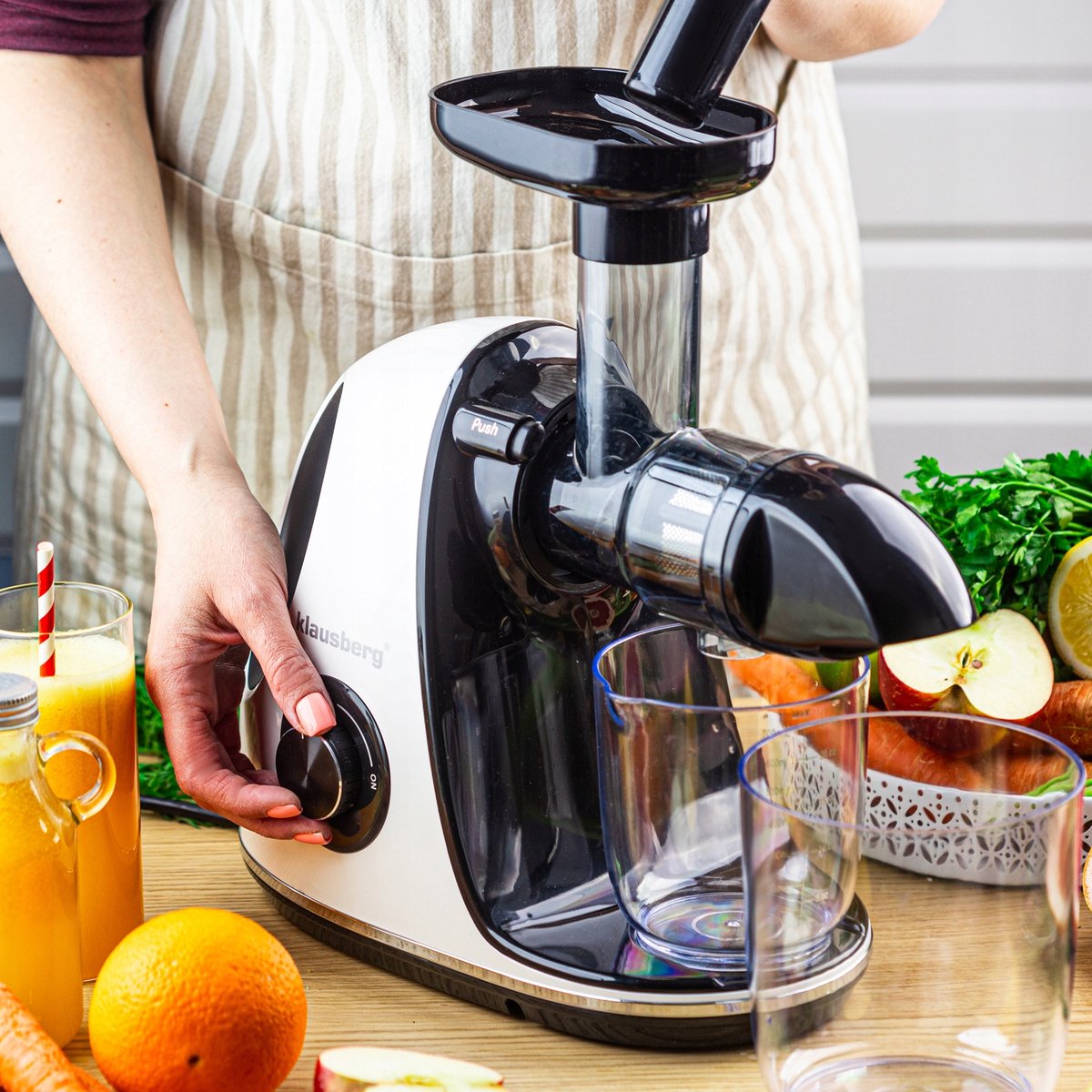 Klausberg KB-7864 slowjuicer 150 W, wit (6)