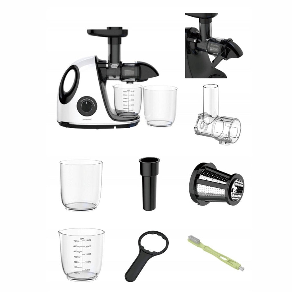 Klausberg KB-7864 slowjuicer 150 W, wit (9)