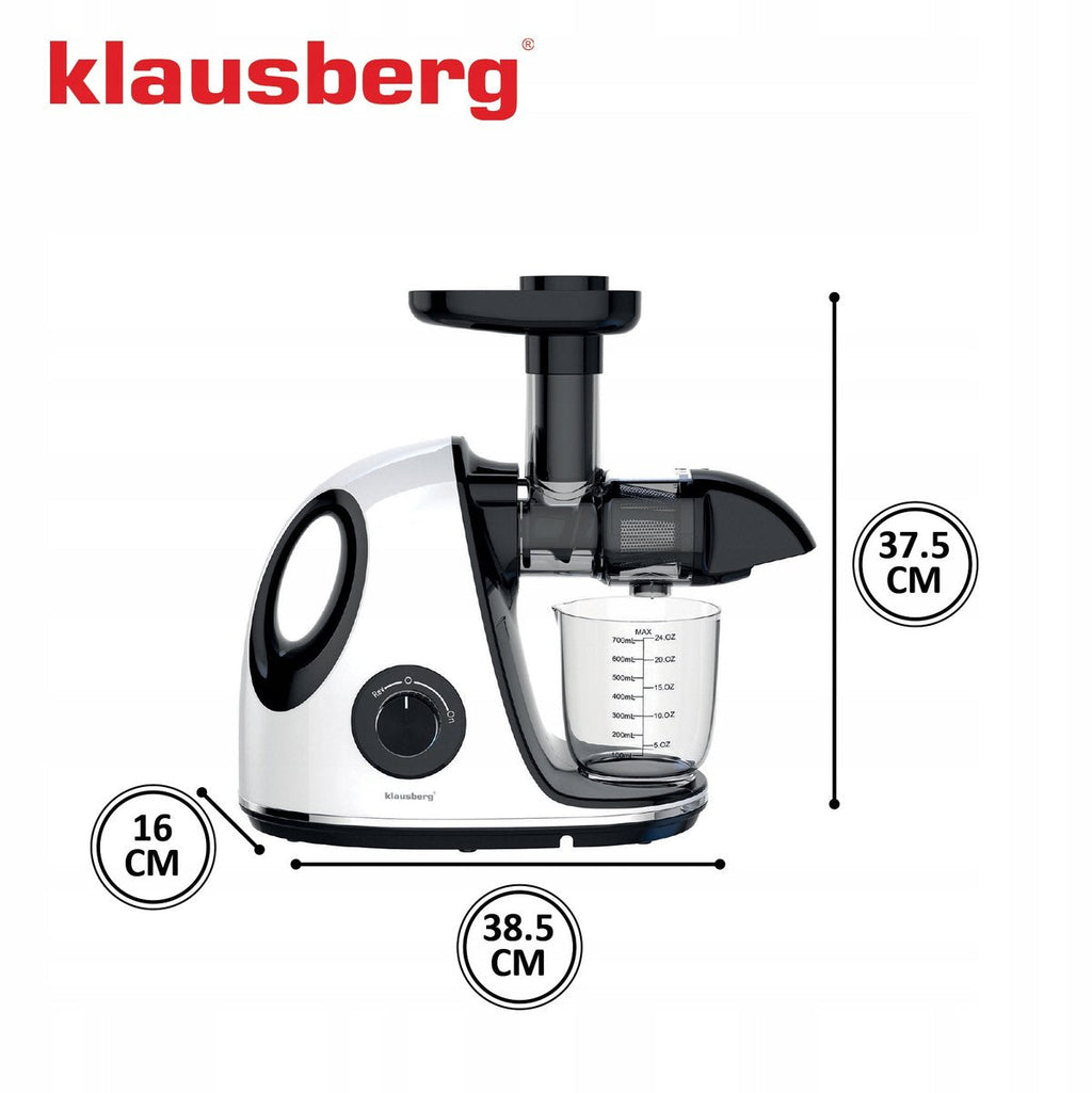 Klausberg KB-7864 slowjuicer 150 W, wit (2)