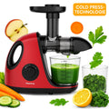 Klausberg KB-7865 slowjuicer 150 W, 700 ml, kersenrood