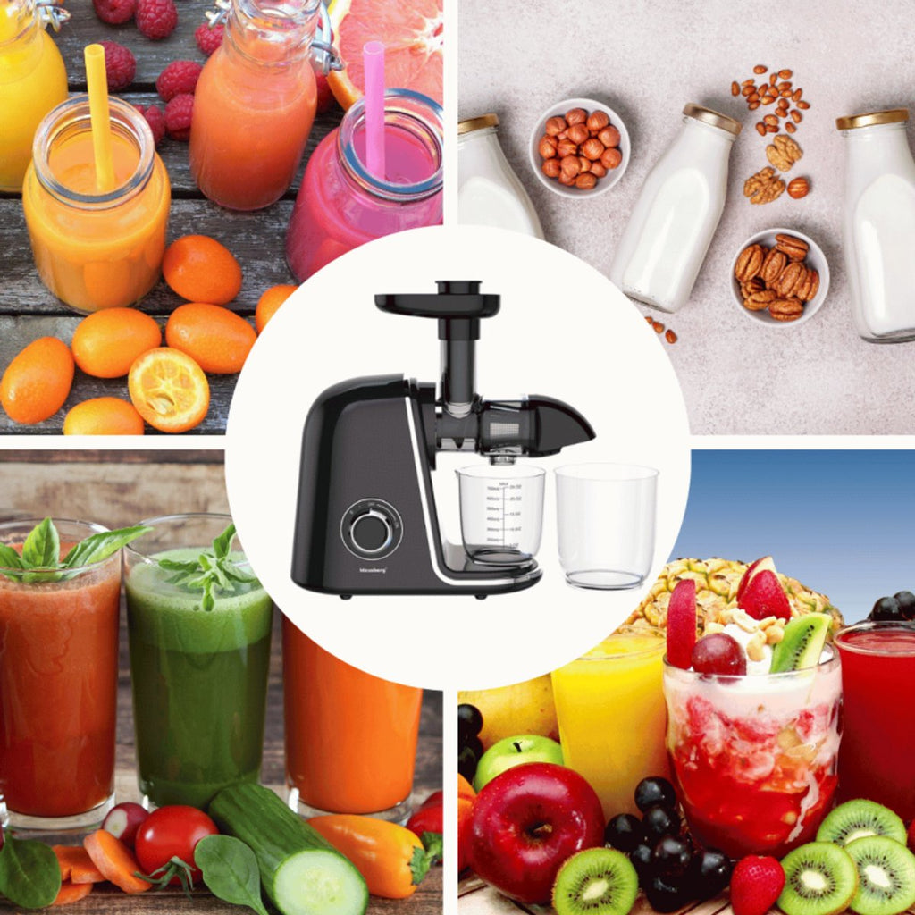 Klausberg KB-7866 slowjuicer 150 W, zwart met zilver (10)