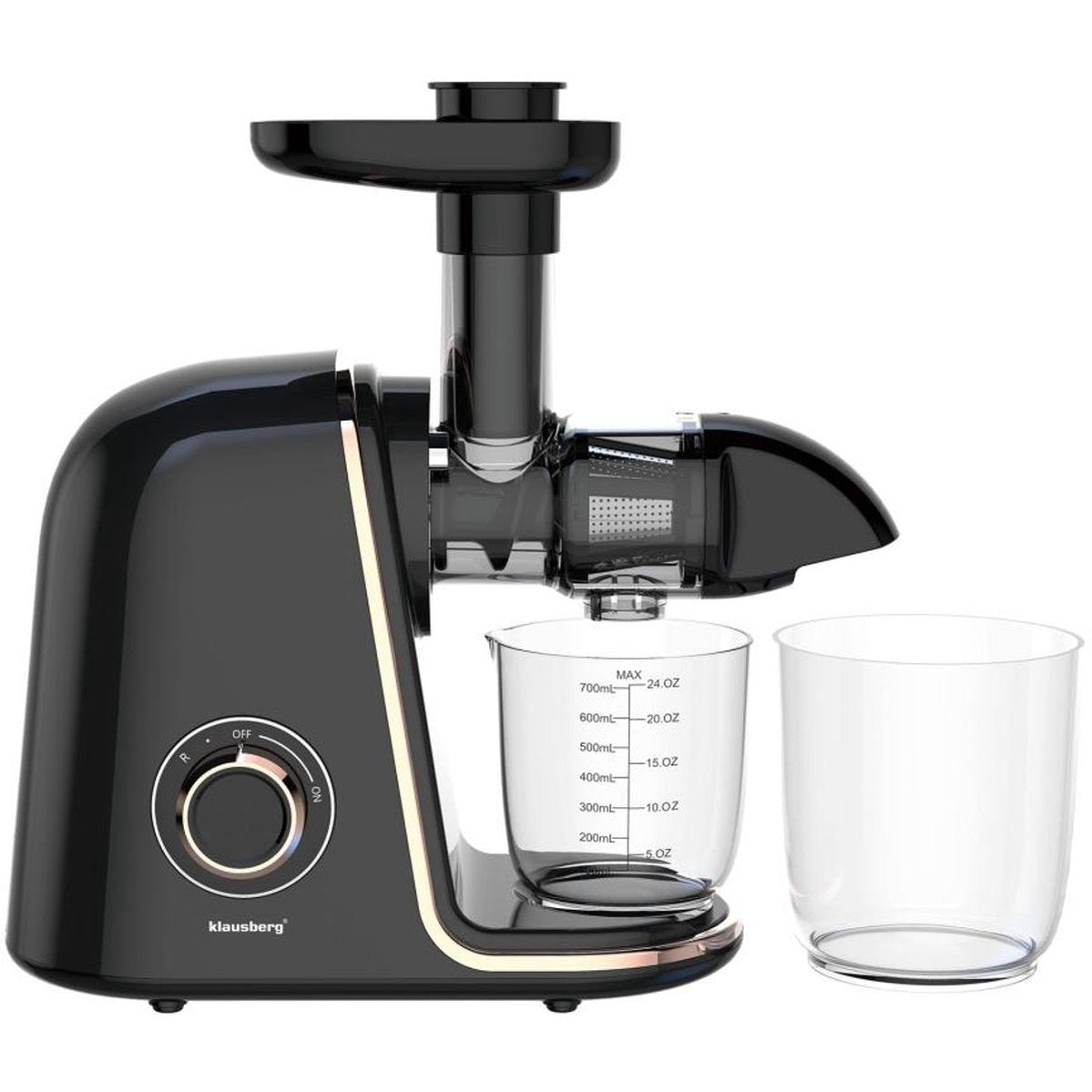 Klausberg KB-7867 slowjuicer 150 W, 700 ml, roségoud (3)