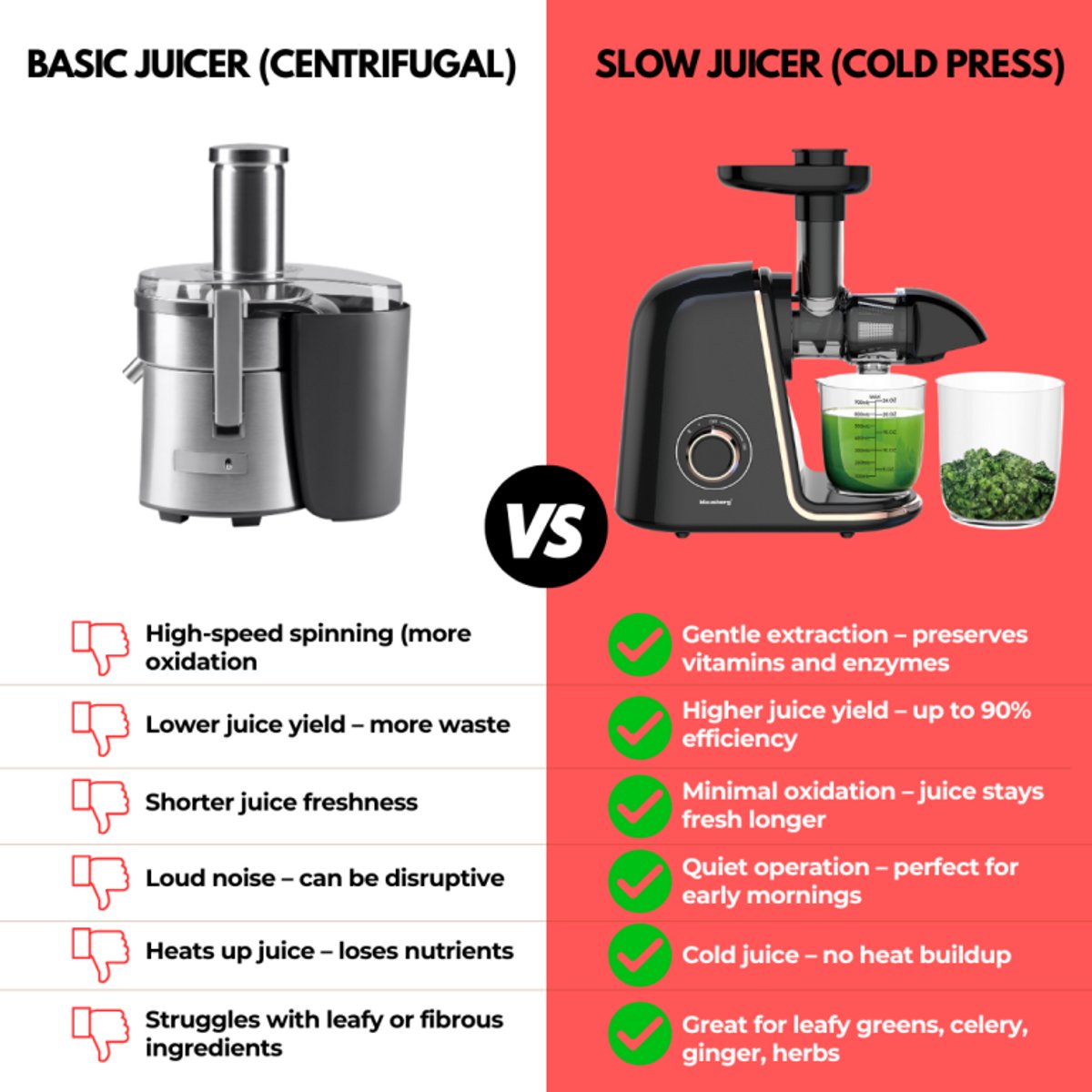 Klausberg KB-7867 slowjuicer 150 W, 700 ml, roségoud (2)