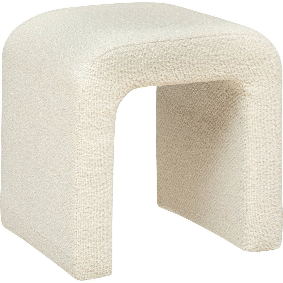 Krukboog SEVI, bouclé-look, 43 cm hoog