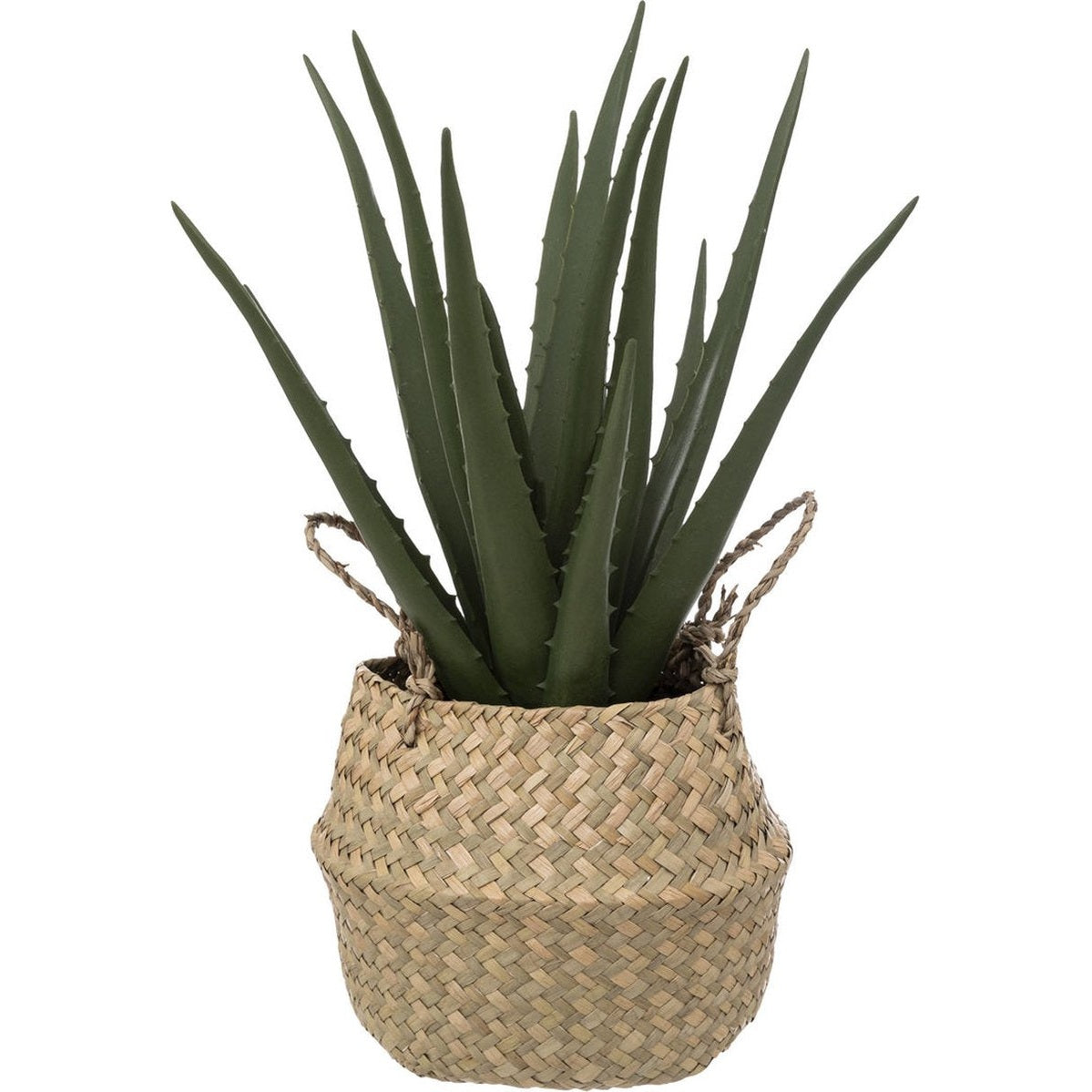 Atmosphera kunstplant Aloë in mand, 37 cm