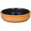 La Dehesa tapasschaaltjes terracotta en zwart, set van 4, 16 cm