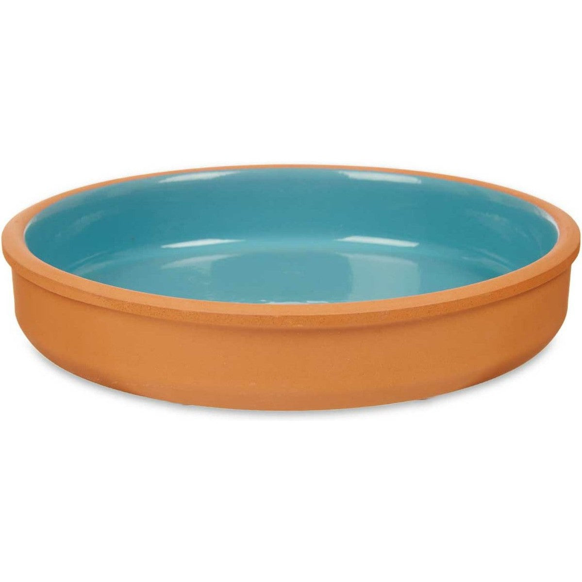 La Dehesa tapasschaal terracotta en blauw, 23 x 4 cm