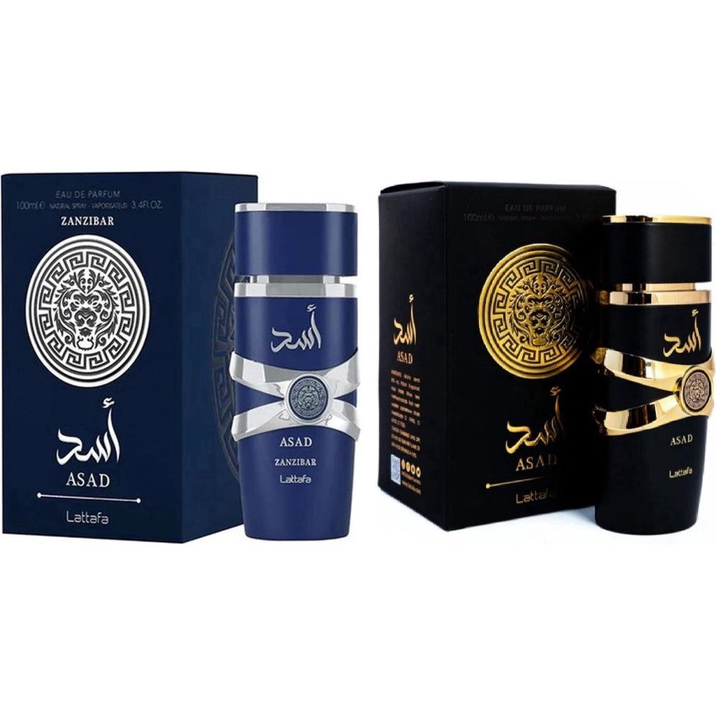 Lattafa Asad 5th Anniversary giftset, Asad en Zanzibar 100 ml (2)