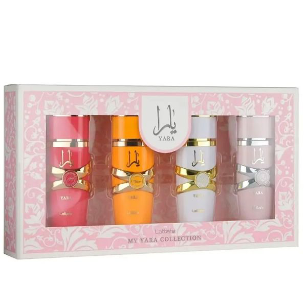 Lattafa Yara Collection giftset eau de parfum, 4 × 25 ml