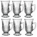 Drinkglazen met handvat 125 ml, set van 6
