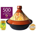 Tajine cadeaupakket, Ø 30 cm, aardewerk